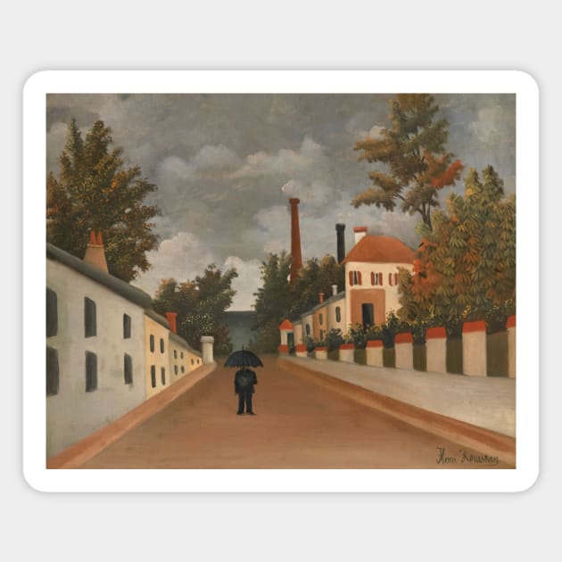 Vue Des Environs De Paris by Henri Rousseau Magnet by Classic Art Stall